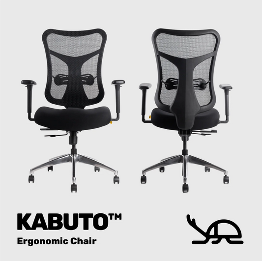 KABUTO™ Ergonomic Chair - White / Black