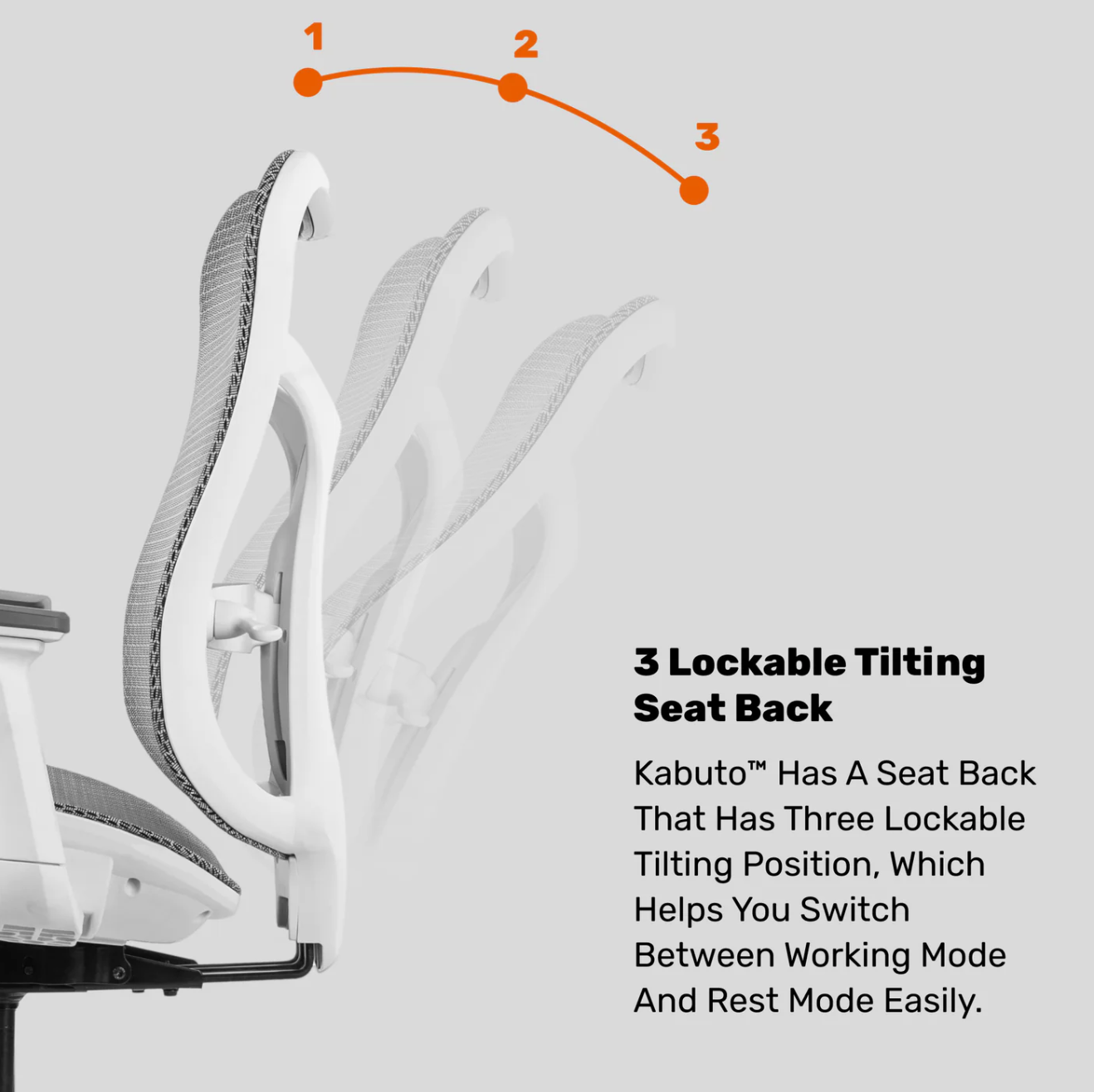 Zoowork KABUTO™ Ergonomic Chair - White / Black