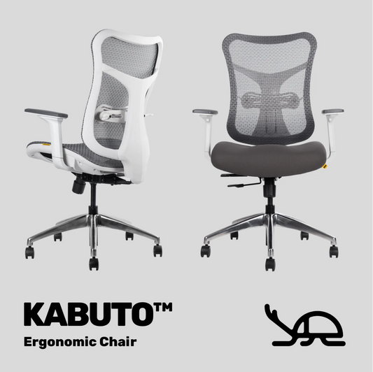 Zoowork KABUTO™ Ergonomic Chair - White / Black