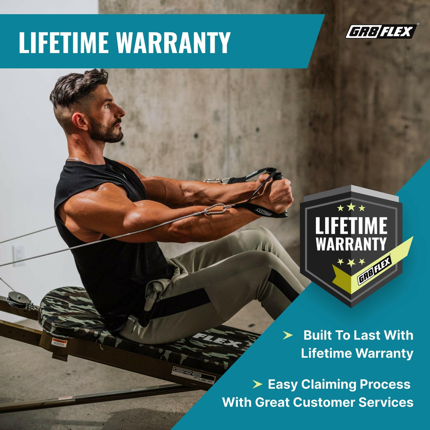 (SALE) GR8FLEX Total Performance Gym - Military (Final Sale)