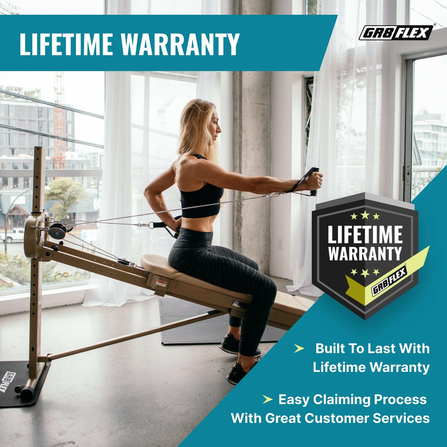 (SALE) GR8FLEX Total Performance Gym - Golden