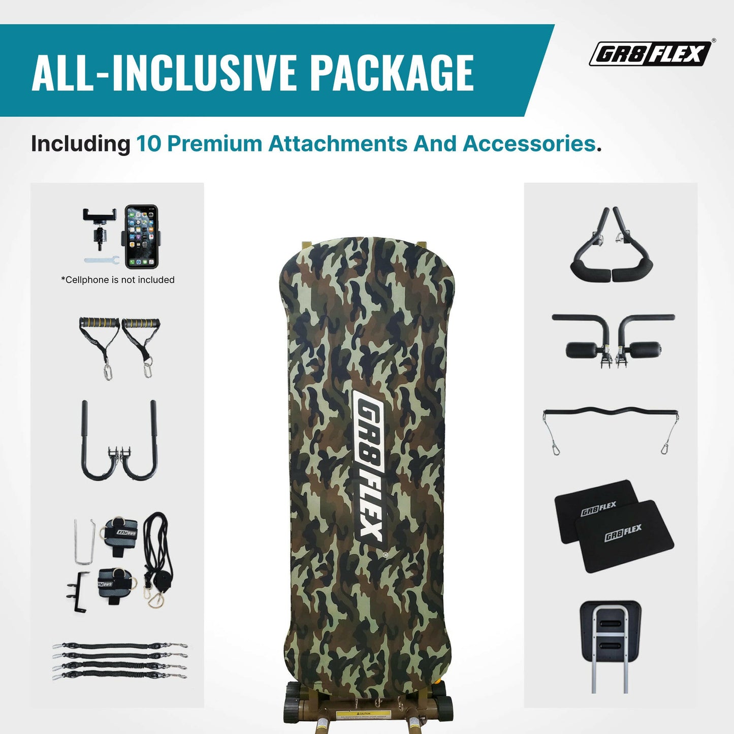 (SALE) GR8FLEX Total Performance Gym - Military (Final Sale)