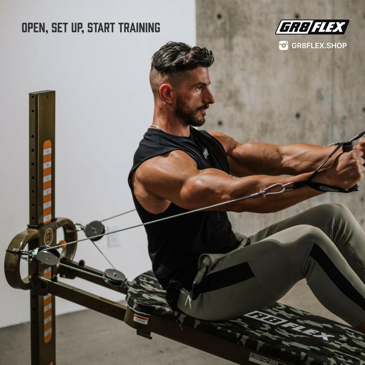 (SALE) GR8FLEX Total Performance Gym - Military (Final Sale)
