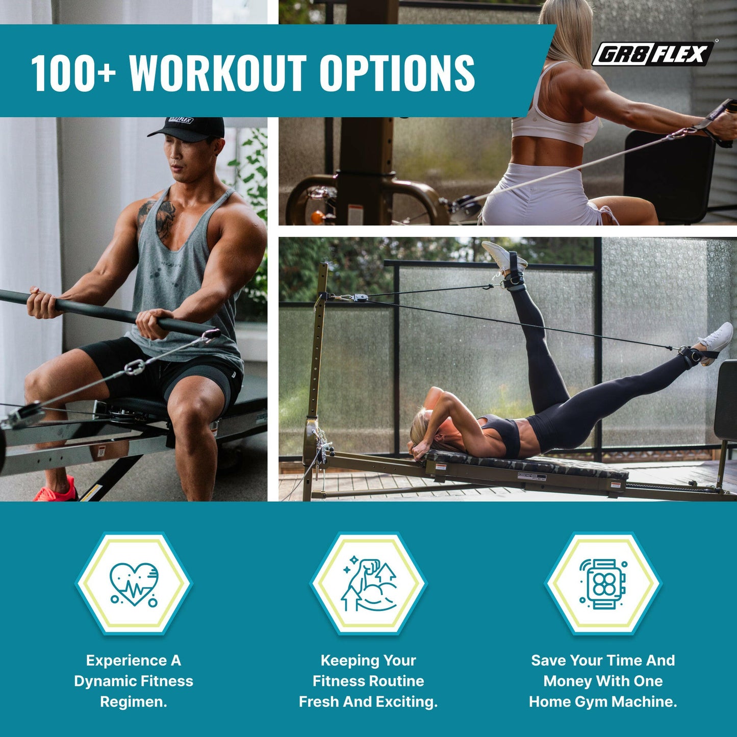 (SALE) GR8FLEX Total Performance Gym - Military (Final Sale)