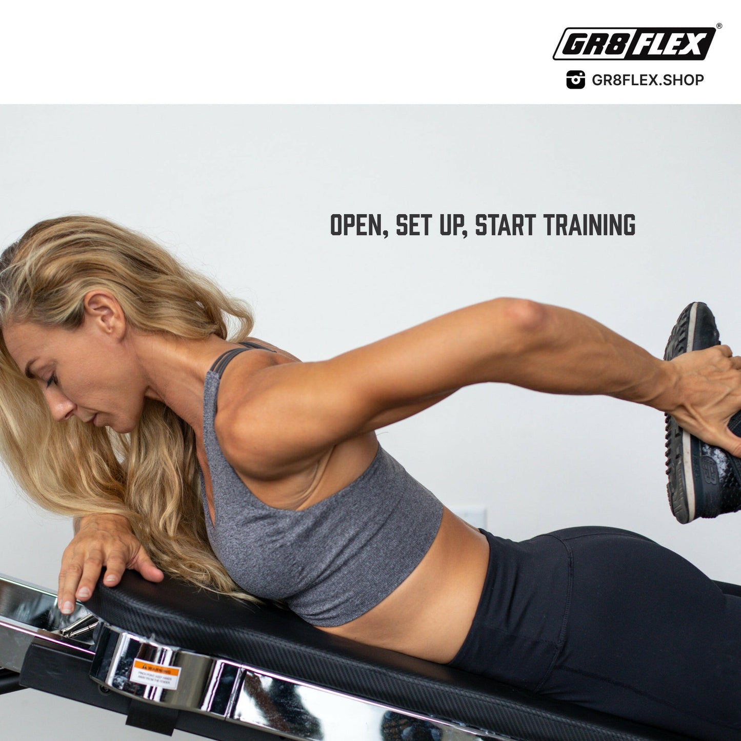 GR8FLEX Total Performance Gym - Carbon Fibre Black (Special Edition : Storage Box included)