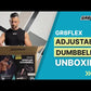 GR8FLEX Adjustable Dumbbells (Pair) 55 LB/ each
