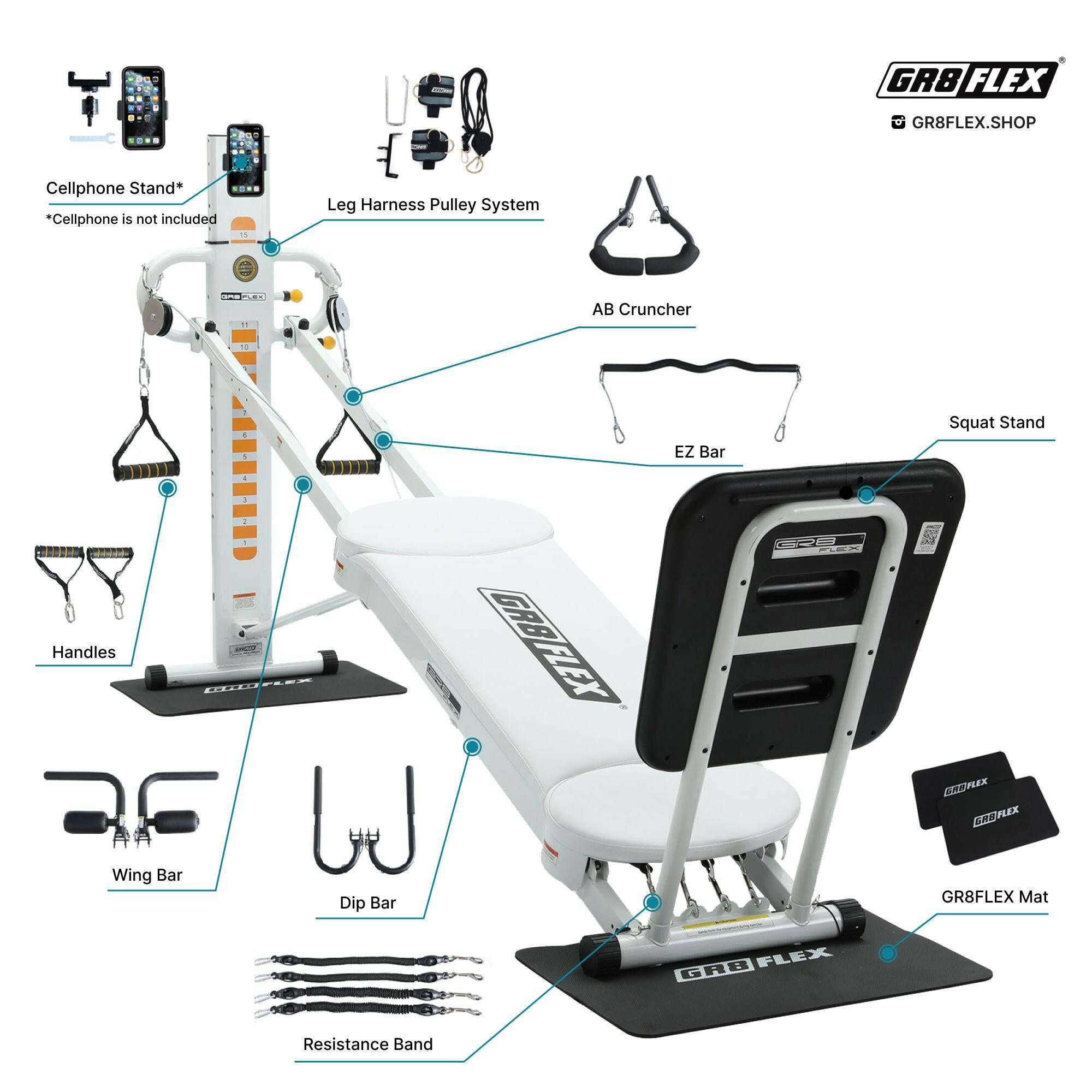 Total gym xl discount attachments